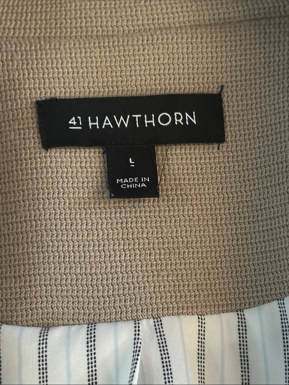 🌺 41 Hawthorn Natalie Knit Blazer with Shoulder Pads Sz L
